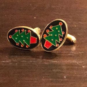 Christmas Tree Cuff Links